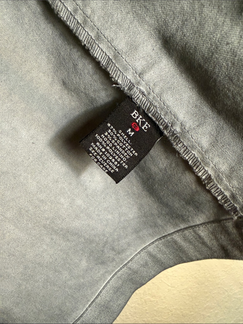 BKE Hooded Sleeveless Utility Vest in Faded Gray - Picture 5 of 9